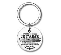Porte Clef Amoureux Couple Cadeau D'anniversaire Femme Homme Porte-Clés Je T'aime Petite Amie Cadeau Copine