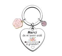 Porte Clef Cadeau Maitresse D'école Cadeau Atsem Nounou Fin De Contrat Porte Clé Personnalisé Maternelle Institutrice Noel