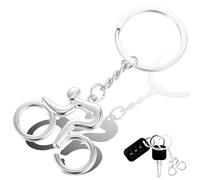 Porte Clef Cycliste, Porte-CléS Cycliste VéLo De Course Argent En MéTal Porte-CléS Cadeaux CréAtifs Pour Hommes, Femmes & Enfants (VéLos Sportifs)