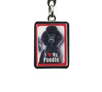 Porte clef j aime mon caniche