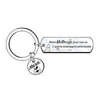 Porte Clef Maîtresse - Cadeau Merci pour Femme Anniversaire - Clés d'École