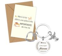 Porte Clef Maitresse D'École Merci Maîtresse Cadeau Paques Atsem Porte-Clés Cadeaux D'École Fin D'année Scolaire Anniversaire Cadeau Maître Nounou Institutrice Maternelle Directrice D'École Professeur