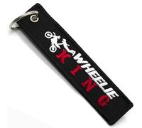 Porte Clef Moto - Cadeau pour Motard Porte-cle moto en Tissu WHEELIE KING, Accessoires pour Moto - Porte-clés Originaux - Cadeaux Originaux pour Motards