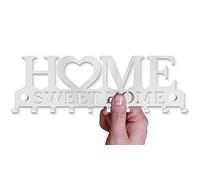 Porte Clef Mural Design, Home Sweet Home Porte Clé Mural, Boite A Clef Decorative, Accroche Clef Mural Original, Range Clef Mural, en Métal, Décoration de Maison, Cuisine, Entrée, Bureau - SirHoldeer