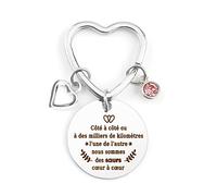 Porte Clef Soeur, Cadeau Amie Femme, Cadeau Sœur, Cadeau Pour Soeur, Cadeau Belle Soeur,Cadeau Pour Belle Soeur, Idee Cadeau Soeur, Cadeau Pour Ma Sa Soeur, Cadeau Pour Une Soeur, Cadeau Seur Noel