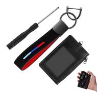 Porte Clef Voiture avec Porte-cartes,Porte Clef BMW- Compatible E60/F30/G01 Séries avec Médaillon Métallique,Porte-clés en Cuir Unisexe pour Voiture