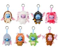 Simba - Disney YuYu Stitch & Angel Blind Bag Clip Peluche à Collectionner à Collectionner Disney Stitch et Angel, Accessoire de Sac à Dos ou Sac à Dos, à partir de 12 Mois, 6315870947