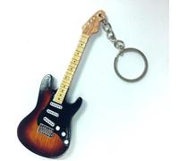 Porte-clefs forme guitare Fender stratocaster sunburst