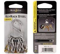 Mousqueton pour clé NITE Ize NI-KRS-03-11 argent 1 pc(s)