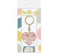 porte-clefs métal nounou rose - sud trading cd7806v04 Rose G