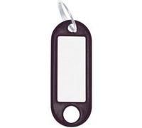 Porte clefs noir anneaux 18mm pack de 10 Noir G
