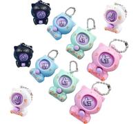 Porte-clés 10 pièces porte-clés mignons sur le thème de la boxe pierre feuille et ciseaux breloque pour sac pendentif bonbon bijoux accessoires pour de voiture sacs à main cabas