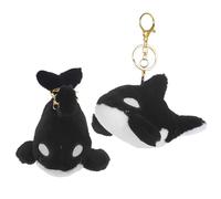 Porte-clés 2 Pièces Orque en Peluche Lobster Mousqueton | Pp Coton, Finition Soignée, Style Cartoon Mignon, pour Clés et Téléphones, Duo D'ornements Marins Couleur Aléatoire