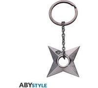 Porte Cles 3d - Naruto Shippuden - Shuriken Konoha Orange G