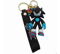 PORTE CLÉS 3D SONIC NOIR BB ANGELL Petit Budget CADEAUX IDÉAL anniversaire noël saint valentin Ornements