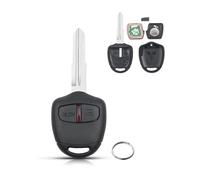Porte-clés à 2 boutons pour Mitsubishi L200 Montero Pajero Shogun Triton avec lame 46 puces MIT8 433 MHz