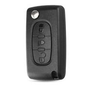 Porte-clés à 3 boutons compatible avec Citroen C2 C3 C4 C5 C6 C8 Picasso Xsara Peugeot 207 307 407 408 Remplacement de clé de voiture