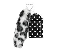 Porte-clés à breloques de en fausse avec matériel en | Apparence en forme de complète, corps texturé doux, matériel en alliage pour organiser les clés, accents de