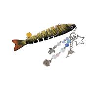 Porte-clés À Breloques En Forme De Poisson Ornement Clé Mode Pendentif Clé En Plastique Parfait Pour Un Usage Quotidien Et Une Fête Leurre Pêche