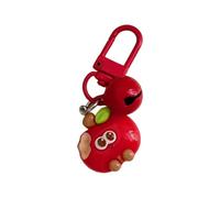 Porte-clés à breloques fruits mordants avec, Red