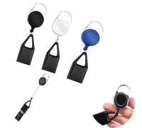 Porte clés à Briquet Rétractable,3 Pièces porte briquet porte clés rétractables Accessoires en silicone avec porte clés pour Clip de Manchon pour Support de Briquet en Silicone,Couvercle de Briquet