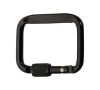 Porte-Clés À Clip | Pince De Fixation Plate Et Sécurisée | Camping en D'Aluminium | pour Aventure Pêche Randonnée Voyage Homme Adulte