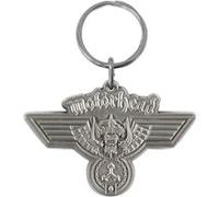 Porte-clés à collectionner en métal avec logo martelé de Motorhead Argent G