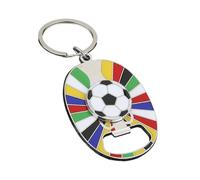 Porte-clés à double usage 2026 avec décapsuleur pour fan, sacs à dos, clés ou cadeaux - Motif ballon de football