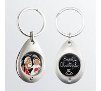 PORTE CLES A JETON SAINT-CHRISTOPHE NOIR ZIGOH! - ZIGOH