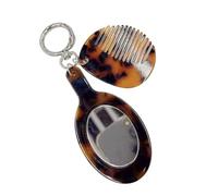 Porte-clés à la mode multifonctionnel léopard peigne porte-clés pour soins capillaires élégants porte-clés créatif porte-clés sac pendentif accessoire