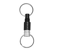 Porte-clés à libération rapide | Porte-clés à déverrouillage rapide pour homme, compact et léger pour randonnée, voyage, course à pied, camping, Noir , Refer to description