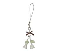 Porte-clés à nœud papillon perlé, breloque de téléphone, pendentifs de, décorations de téléphone portable pour portefeuille, porte-clés, décoration à la mode