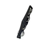 Porte-clés à percussion Tambourin Petit hochet avec son net portable pour activités de plein air, pratique de la musique, instrument de percussion à la main