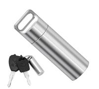 Porte-clés à pilules - Porte-pilules étanche, récipient à capsules anti-fuite, tube de rangement léger | Porte-clés pour voyage, travail, randonnée, camping, sacs à dos, salle de sport