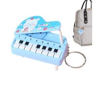 Porte-clés à suspendre au piano - Mini porte-clés musical portable de longue durée | Sac à dos de voiture Accessoire cadeau support quotidien élégant Expression musicale créative