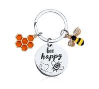 Porte-Clés Abeille, Accessoire Abeille Mignon Porte-Clés Abeille Porte-Clés Inspirant Cadeaux Inspirants Porte-Clés Abeille Heureux Cadeaux Pour à Main Portefeuille Sacs à Dos