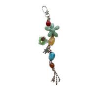 Porte-clés accessoire de suspension de ouleur, conception unique, chaîne de sangle de téléphone en perles pour sacs, clés de téléphone, pendentif fleur en perles, porte-clés multi-usages