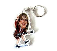 Porte-clés acrylique caricature Music Legends - Angus Young - AC/DC