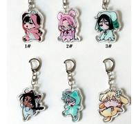 Porte-clés acrylique de la scène alien - Tilt, Sua, Ivan, Hyuna, Luka, Mizi - Pendentif périphérique d'anime, charm de téléphone de dessin animé, porte-clés de voiture, pendentif de sac à dos transpar