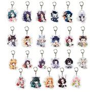 Porte-clés acrylique décoratif en forme de sac de bande dessinée : Pendentif mignon de Kimetsu No Yaiba Iguro Obanai de style Y2K, convient pour les sacs à main, les sacs à dos et les clés. Cadeau par