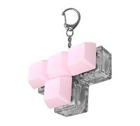 Porte-clés agité du clavier, porte-clés clicker agité du clavier, jouet lumineux testeur d'axe de 4 clés | Jouet sensoriel pour porte-clés, jouet relaxant du doigt du bouton