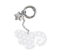 Porte-clés aile d ' ange à la mode, accessoire en acrylique, breloque pour usage quotidien, unique, accessoire étudiant tendance, Unique