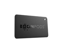 Porte-clés Airtag Modèle Boomcard Format Carte de Crédit avec Android Find My IPX7 Noir
