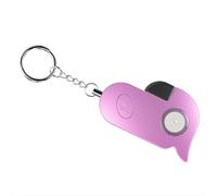 Porte-clés alarme sonore sûre motif oiseau dispositifs de protection de sécurité pour femme enfants personnes âgées lumière LED