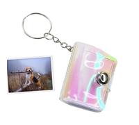 Porte-clés Album Photo - Porte-clés Mini Album Photo | Chaîne De Clés De Stockage | Chaînes De Scrapbooking Portables | Petits Albums Photos | Pour Mariage Anniversaire Amitié Remise Des Diplômes Sain