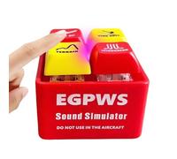 Porte-Clés Alerte Avion - Porte-Clés Simulateur De Lumière LED Drôle, Bouton Sécurité Cockpit Avion - pour Sac à Main Sac à Dos Bagage Voyage Maison Camping Pique-nique Anniversaire Femmes
