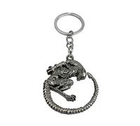 Porte-clés Alien Zone 51 États-Unis - Porte-clés extraterrestre 3D Science Fiction Couleur Argent - Accessoire de clés pour les amoureux des Aliens, Zone 51, Science, Cine... - Porte-clés unisexe