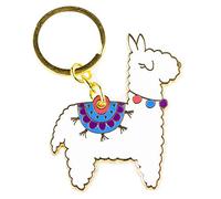 Porte-clés Alpaga - Porte Clés Lama - Cadeau Alpaga - Présent amusant - Pour les enfants, les filles et les femmes