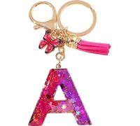 Porte-clés Alphabet - A/Pink/Butterfly KP37945
