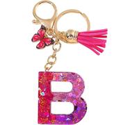 Porte-clés alphabet - B/Pink/Butterfly KP37946